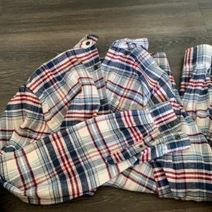 Red, white, and blue flannel!